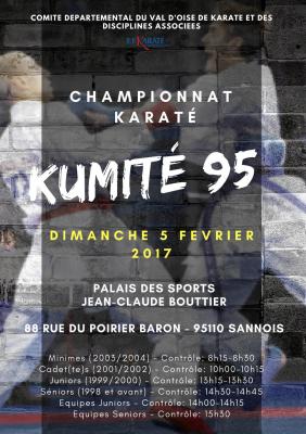 Championnat kumite 95 5 fevrier 2017